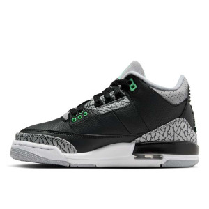 Air Jordan Retro 3 Kids Shoes ''Green Glow'' (GS)