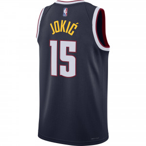 Nike NBA Denver Nuggets Nikola Jokic Icon Edition Swingman Jersey ''College Navy''
