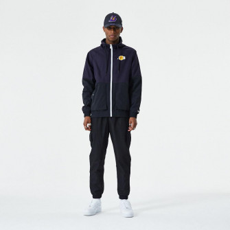 New Era Los Angeles Lakers Checkered Ripstop Windbreaker ''Black''