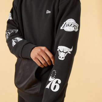 New Era NBA Multi Logo Hoodie ''Black''