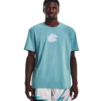 UA Curry Logo Heavyweight T-Shirt ''Teal''