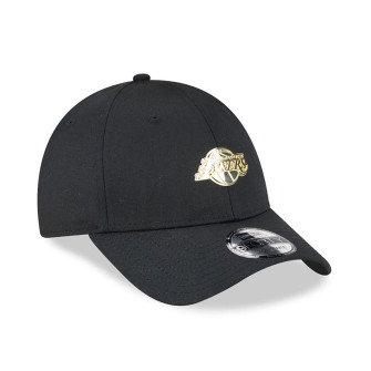 New Era NBA LA Lakers Pin Logo 9Forty Adjustable Cap ''Black''