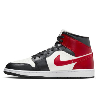 Air Jordan 1 Mid Women's Shoes ''Black Toe''