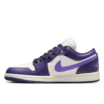 Air Jordan 1 Low Women's Shoes ''Purple/Sail''