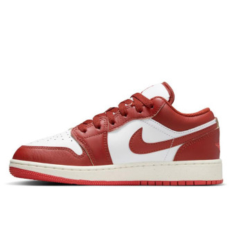 Air Jordan 1 Low Kids Shoes ''Dune Red'' (GS)