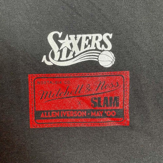 M&N NBA Philadelphia 76ers Slam Magazine T-Shirt ''Allen Iverson''