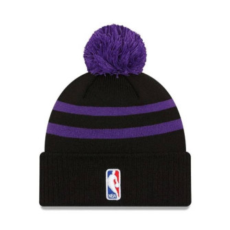 New Era NBA Los Angeles Lakers City Edition Bobble Beanie Hat ''Black''