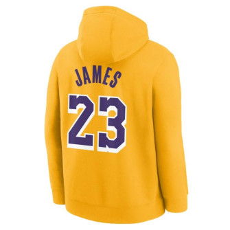 Nike NBA Icon Los Angeles Lakers LeBron James Kids Hoodie ''Amarillo''