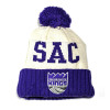 New Era NBA Sacramento Kings Knit Hat ''White''