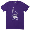 New Era Foam Hand Los Angeles Lakers T-Shirt ''Purple''