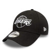 New Era NBA Los Angeles Essesntial Outline 9FORTY Cap ''Black''