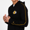 New Era Stripe Piping Los Angeles Lakers Zip-Up Hoodie ''Black''