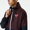 New Era Chicago Bulls Checkered Ripstop Windbreaker ''Black''