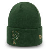 New Era Milwaukee Bucks Team Colour Out Line Hat ''Green''