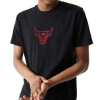 New Era Chain Stitch Chicago Bulls T-Shirt ''Black''