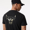 New Era NBA Chicago Bulls Metallic Logo T-Shirt ''Black''