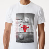 New Era NBA Chicago Bulls Photographic T-Shirt ''White''