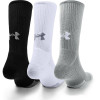 Under Armour HeatGear Crew Socks ''Black/Grey/White''