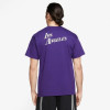 Nike NBA Los Angeles Lakers Courtside City Edition T-Shirt "Field Purple"