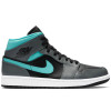 Air Jordan 1 Mid ''Grey Aqua''