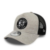 New Era NBA Brooklyn Nets Jersey Essential A-Frame Trucker 9FORTY Cap ''Grey/Black''