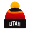 New Era NBA Utah Jazz City Edition Knit Hat ''Red/Yellow/Black''