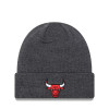 New Era NBA Chicago Bulls Cuff Beanie Hat ''Grey''