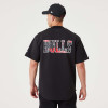 New Era NBA Chicago Bulls Infill Team Logo T-Shirt ''Black''