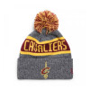 New Era Cleveland Caveliers NBA On Court Collection Pom Youth Knit Hat ''Grey''