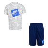 Air Jordan Jumpman All Over Print 2-Piece Kids Set ''White/Blue''