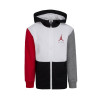 Air Jordan Jumpman Full-Zip Kids Hoodie ''White/Red/Black''