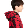 Air Jordan All Over Print Kids Hoodie ''Red/Black''