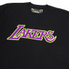 M&N NBA Los Angeles Lakers Neon Logo T-Shirt ''Black''