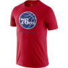 Nike Dri-FIT NBA Philadelphia 76ers Logo T-Shirt ''University Red''