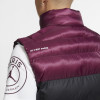 Air Jordan PSG Puffer Vest ''Bordeaux/Black/Metallic Gold''