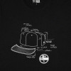 New Era Branded Geo Cap T-Shirt ''Black''