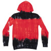 M&N Tie-Dye Chicago Bulls Hoodie ''Black/Red''