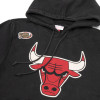 M&N NBA Chicago Bulls Worn Team Logo Hoodie ''Black''