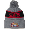 M&N Philadelphia 76ers Team Tone Knit Hat ''Grey''