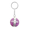 NBA Sacramento Kings Basketball Keychain ''Purple/White''