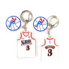 NBA Philadelphia 76ers Allen Iverson Keychain ''White''