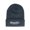 M&N Pinscript Cuff Knit Cap ''Charcoal''