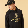 New Era NBA LA Lakers Metallic Logo Hoodie ''Black/Gold''