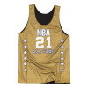 M&N San Antonio Spurs All Star 2003-04 Tim Duncan Reversible Mesh Tank ''Black/Gold''