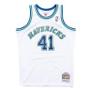 M&N NBA Dallas Mavericks 1998-99 Dirk Nowitzki Swingman Jersey ''White''