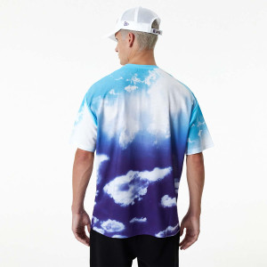 Kratka majica New Era NBA Los Angeles Lakers Sky All Over Print Oversized ''Blue''