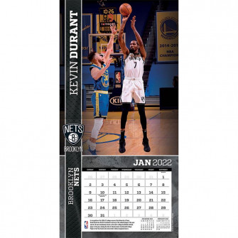 Kalendar NBA Brooklyn Nets 2022 ''Kevin Durant''