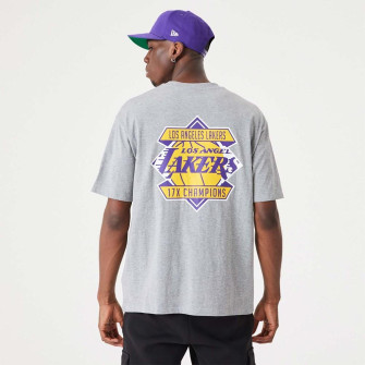 Kratka majica New Era NBA Los Angeles Lakers Championship ''Grey''
