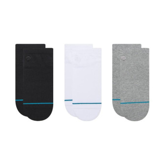 Čarape Stance Icon Low 3-Pack ''White/Black/Grey''