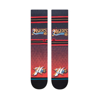 Čarape Stance x NBA Philadelphia 76ers Fader ''Black/Red''